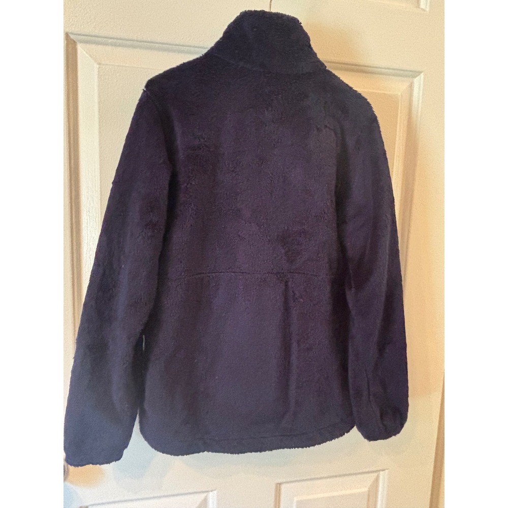 The North Face Girls Osito Fleece Jacket Navy Blue Full Zip Size M 10/12 - Picture 4 of 8